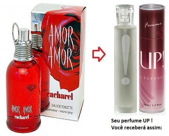 Perfume Feminino UP! 06 Amor Amor (Tubete 50ml)
