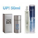 Perfume Masculino UP! 45 212 Men( Tubete 50ml)