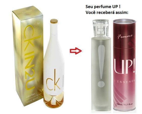 Perfume Feminino UP! 36 CK in2u Her (Tubete 50ml)