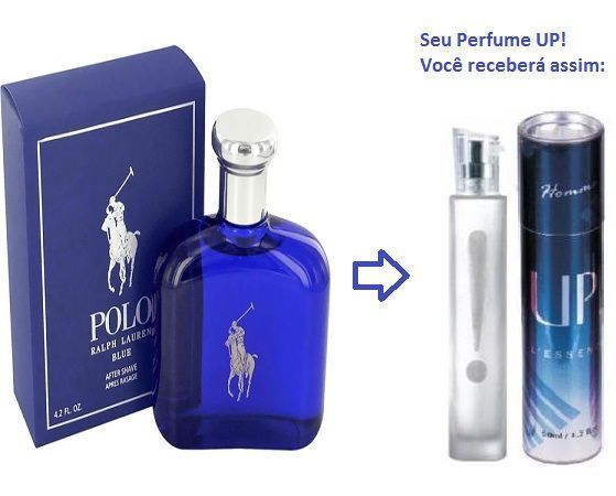 Perfume Masculino UP! 19 Polo Blue (Tubete 50ml)